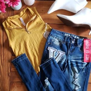 Love Charm Sleeveless Top